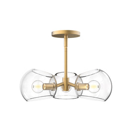 WILLOW luminaire suspendu doré PD548315BGCL | Luminaire Plus.ca