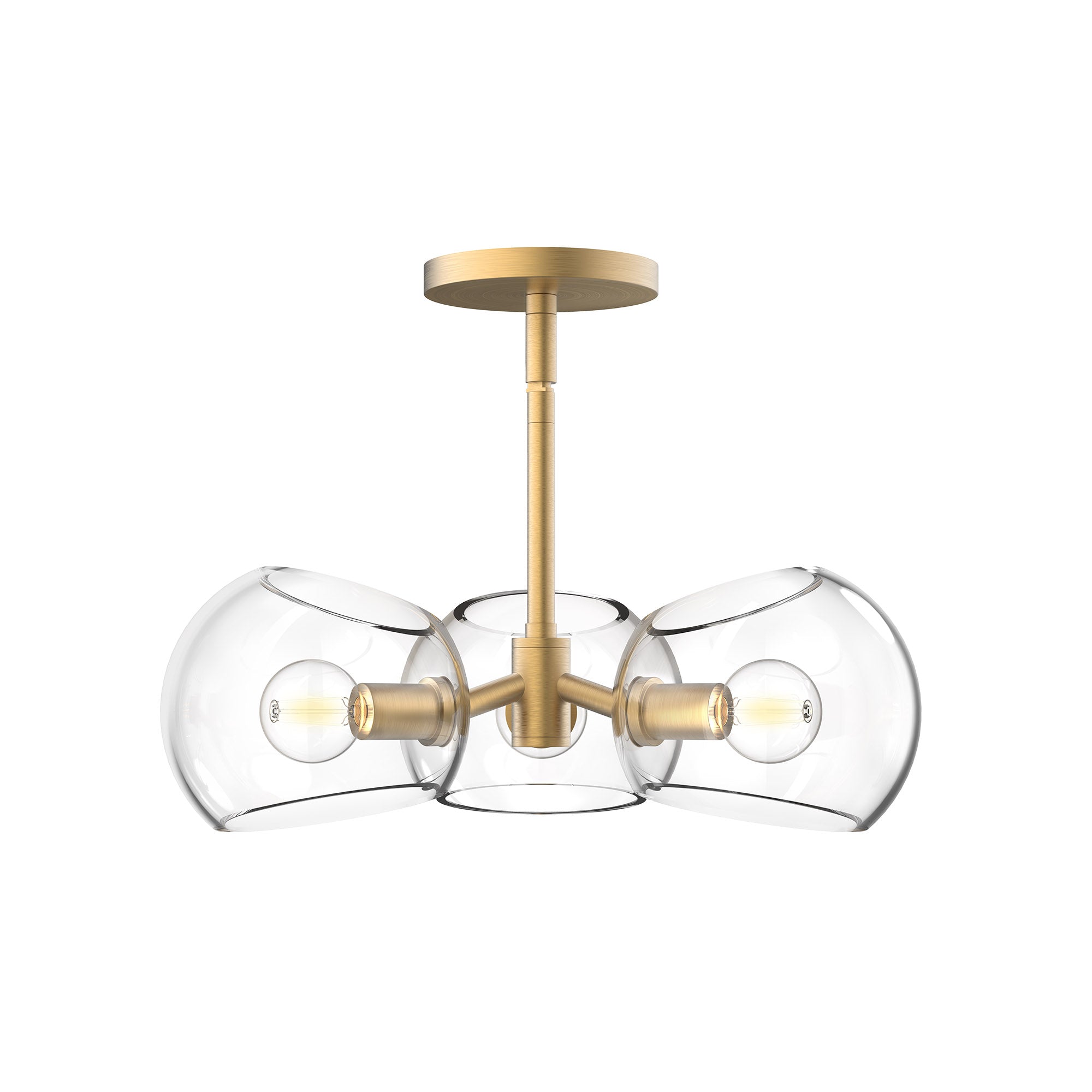 WILLOW luminaire suspendu doré PD548315BGCL | Luminaire Plus.ca