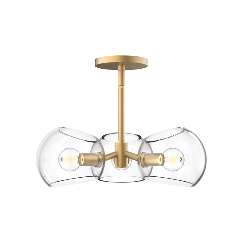 WILLOW luminaire suspendu doré PD548315BGCL | Luminaire Plus.ca