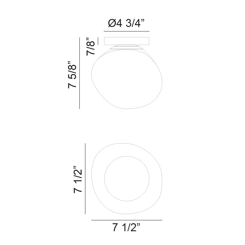 MELOTTE luminaire plafonnier ou mural doré WX63601AGOP | Luminaire Plus.ca