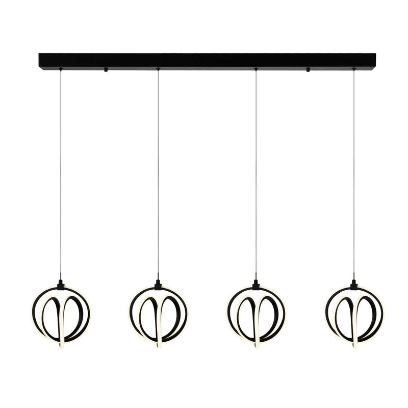 ROSE luminaire suspendu noir AC6734BK