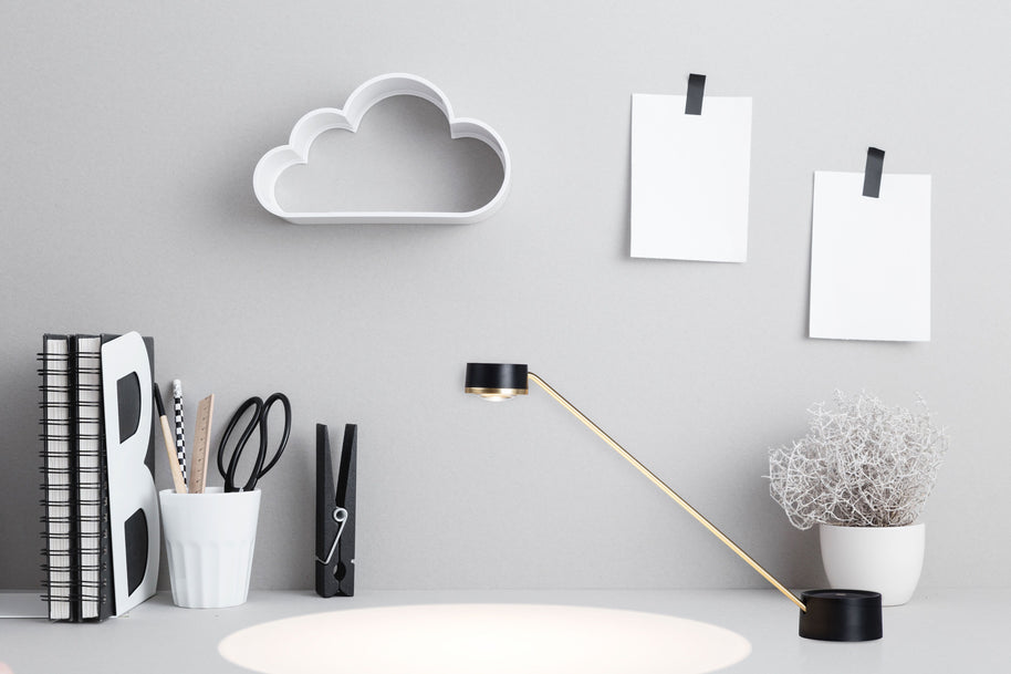 POLARIS lampe de table noir et doré T140979-BLACK | Luminaire Plus.ca