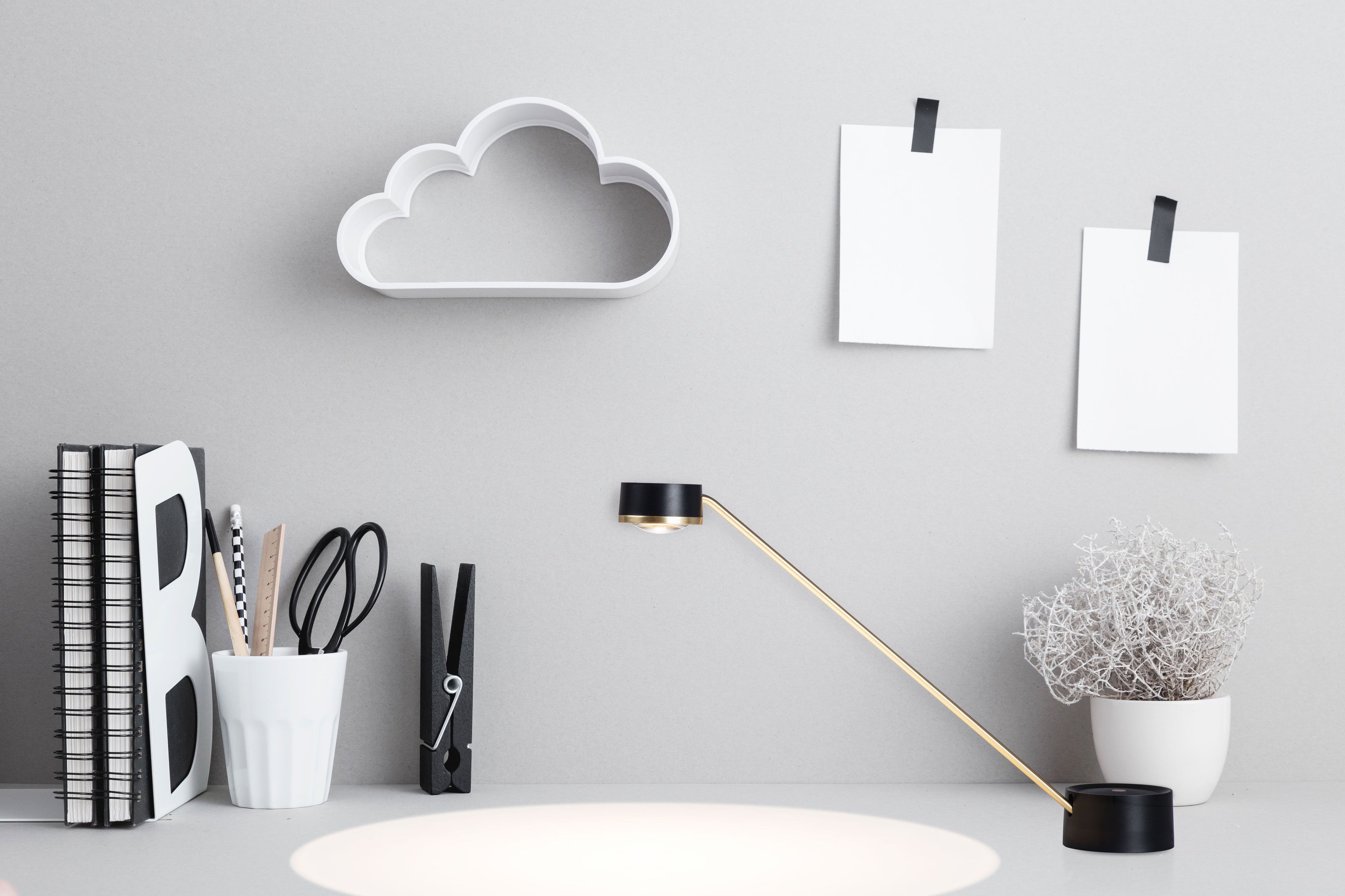 POLARIS lampe de table noir et doré T140979-BLACK | Luminaire Plus.ca