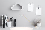 POLARIS lampe de table blanc et doré T140979-WHITE | Luminaire Plus.ca