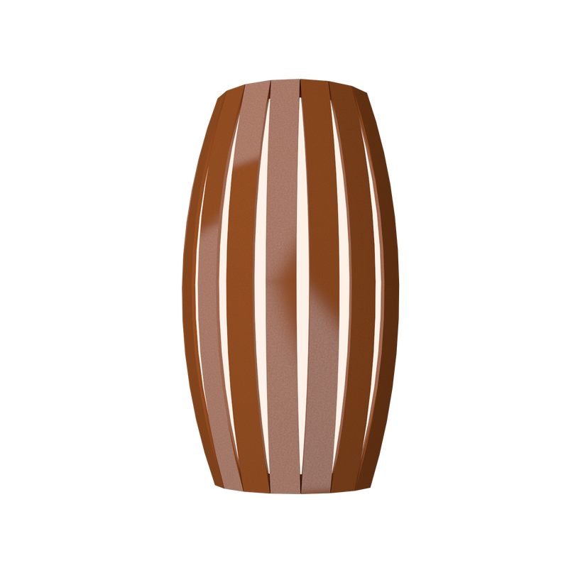 BARRIL luminaire mural en bois du Brésil 4014 | Luminaire Plus.ca
