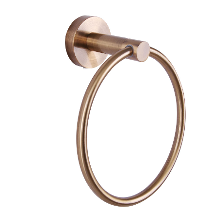 CAIN anneau à serviettes doré BA103A07GD | Luminaire Plus.ca