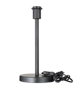 EROZIA lampe de table noir et argent CN 7522-BKSL