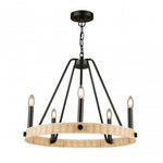 PERRIS luminaire suspendu noir et rotin AC11715BK | Luminaire Plus.ca