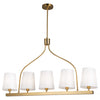 RHYTHM luminaire suspendu blanc et doré SC13336BG | Luminaire Plus.ca