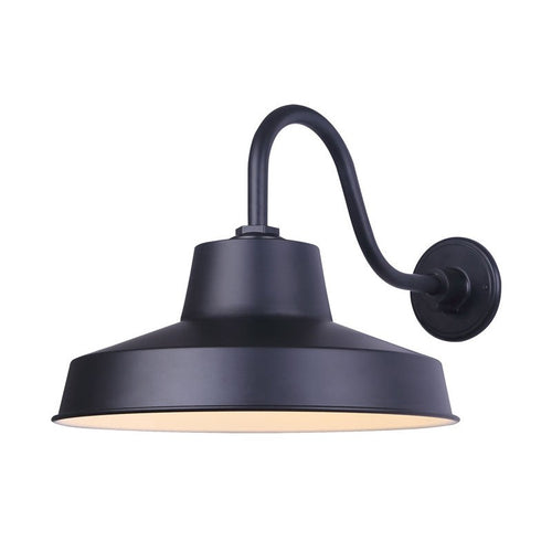 LANDIS luminaire mural extérieur noir BL14WACBK | Luminaire Plus.ca