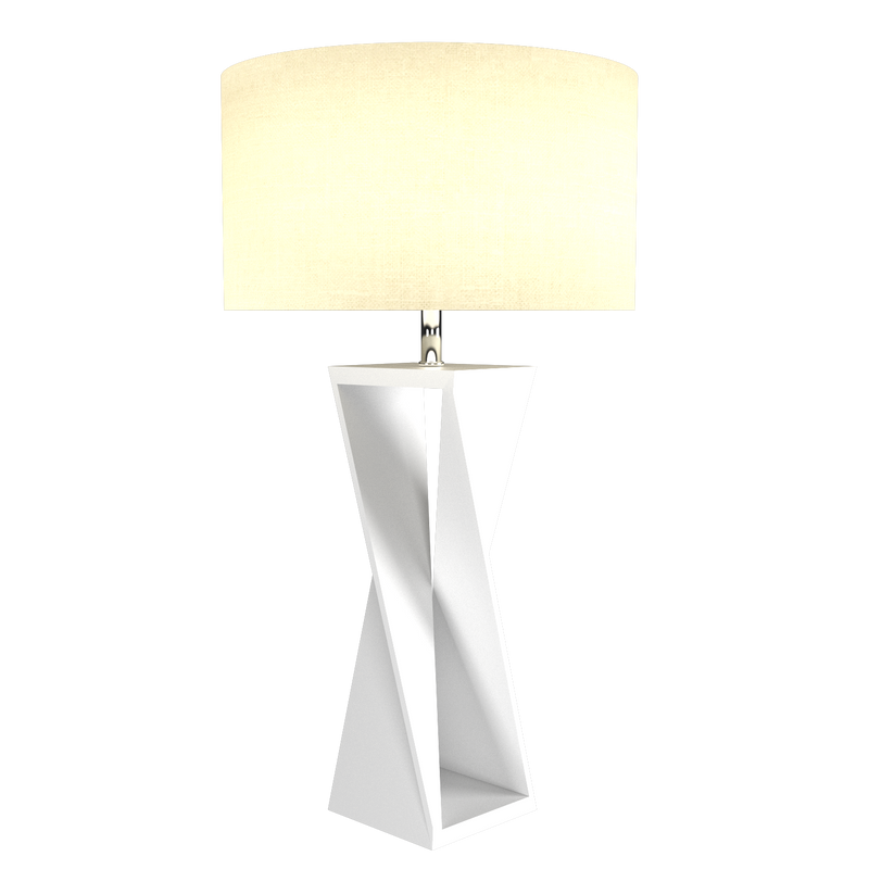 SPIN lampe de table en bois du Brésil 7044 | Luminaire Plus.ca