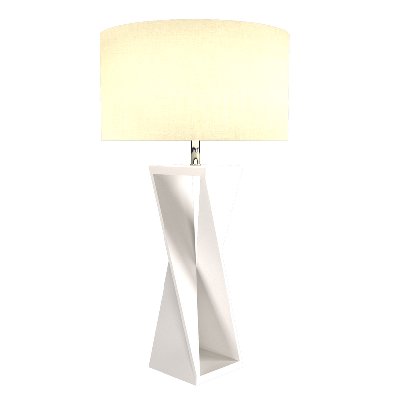 SPIN lampe de table en bois du Brésil 7044 | Luminaire Plus.ca