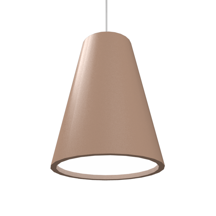 CONICAL luminaire suspendu en bois du Brésil 1130