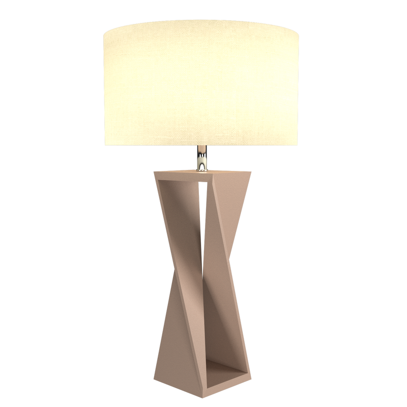 SPIN lampe de table en bois du Brésil 7044 | Luminaire Plus.ca
