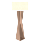 SPIN lampe de plancher en bois du Brésil 3029
