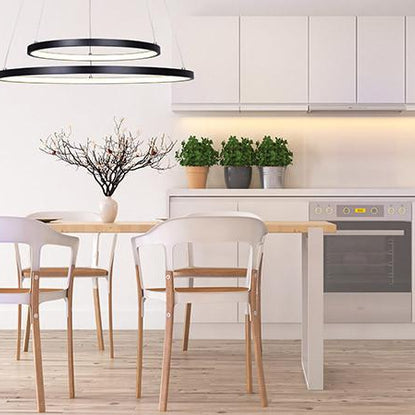 LEXIE luminaire suspendu noir LCH128A24BK | Luminaire Plus.ca