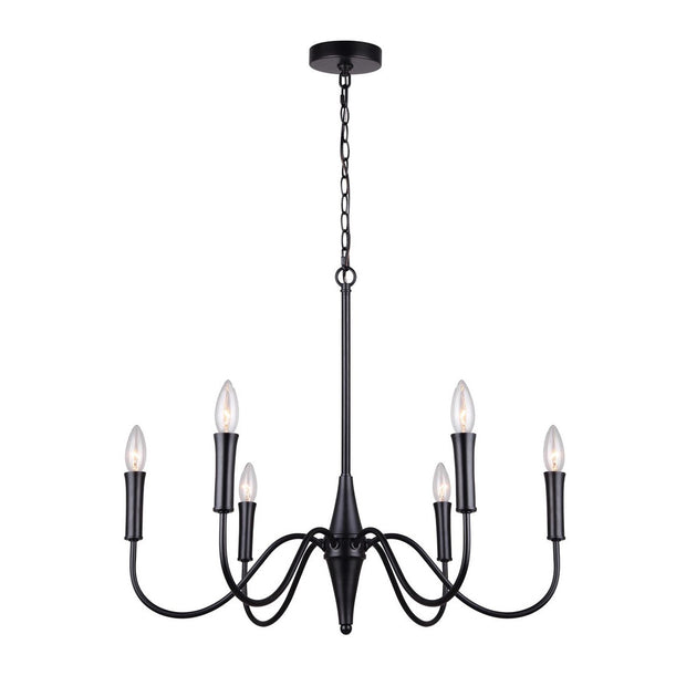 BRIELLE luminaire suspendu noir ICH1103A06BK | Luminaire Plus.ca