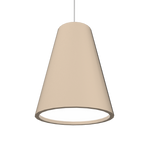 CONICAL luminaire suspendu en bois du Brésil 1130