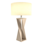 SPIN lampe de table en bois du Brésil 7044 | Luminaire Plus.ca