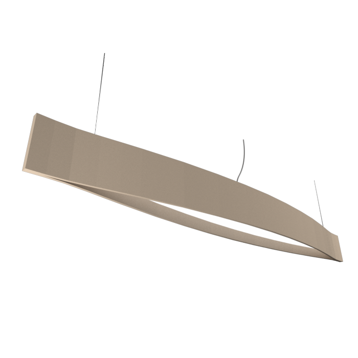 CANOE luminaire suspendu en bois du Brésil 1279LED