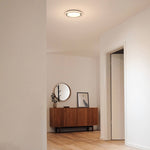 LUMINAIRE plafonnier blanc et nickel brossé CFG13-CC