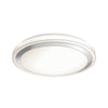 LUMINAIRE plafonnier blanc et nickel brossé CFG13-CC