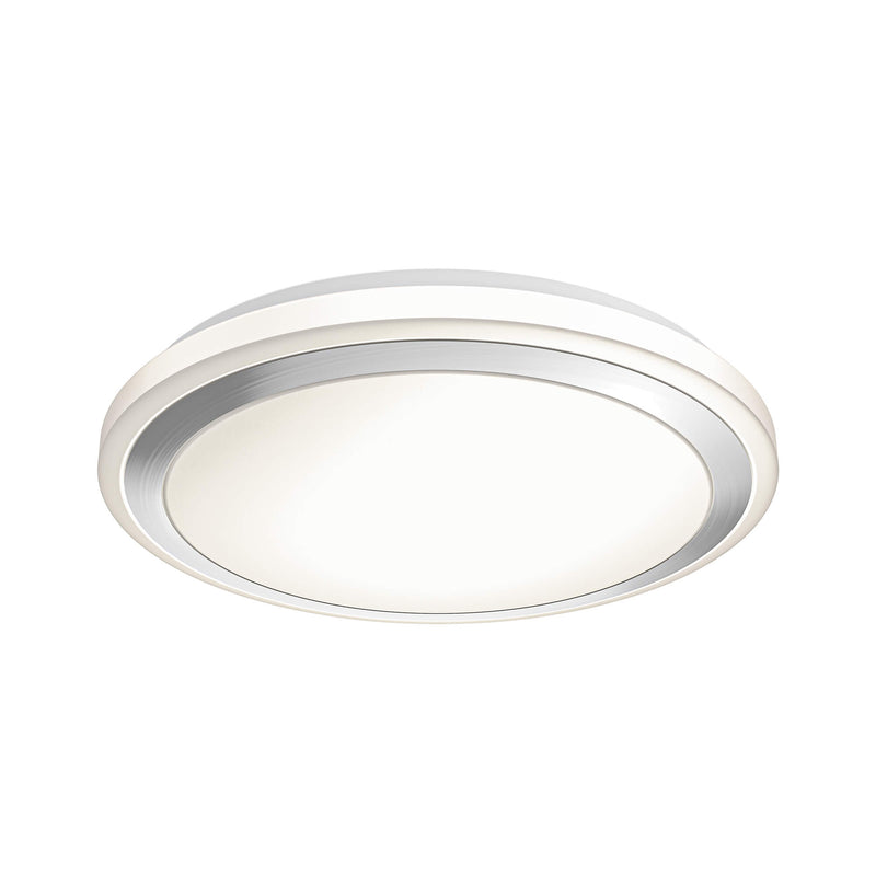 LUMINAIRE plafonnier blanc et nickel brossé CFG13-CC