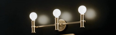 TORCHE luminaire mural triple 24 1/4" x 5" | Luminaire Plus.ca