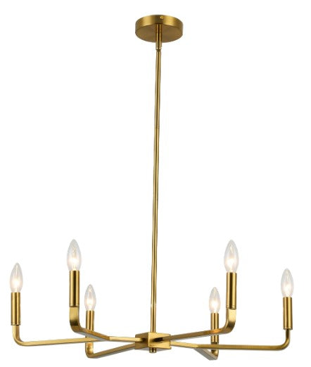 COLETTE luminaire suspendu doré CLT-246-AGB | Luminaire Plus.ca