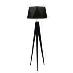 TRIPOD FACETED lampe de plancher en bois du Brésil 3034