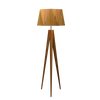 TRIPOD FACETED lampe de plancher en bois du Brésil 3034