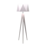 TRIPOD FACETED lampe de plancher en bois du Brésil 3034