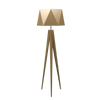 TRIPOD FACETED lampe de plancher en bois du Brésil 3034