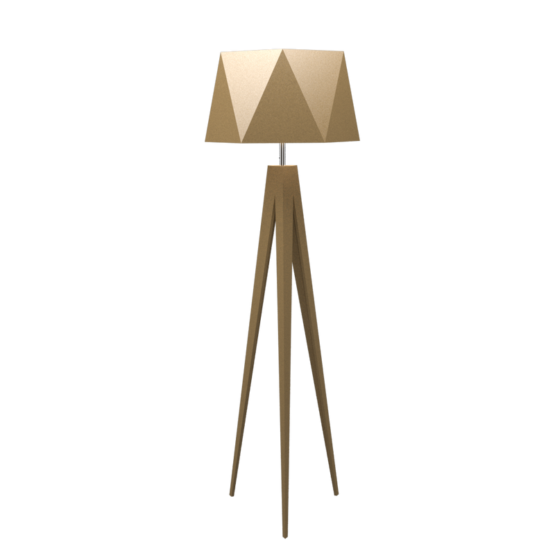 TRIPOD FACETED lampe en bois du Brésil 3034 | Luminaire Plus.ca