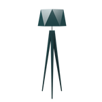 TRIPOD FACETED lampe en bois du Brésil 3034 | Luminaire Plus.ca
