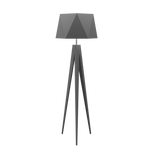 TRIPOD FACETED lampe de plancher en bois du Brésil 3034