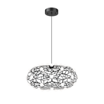 CORAL luminaire suspendu noir C76324BK