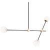 COSMIC luminaire suspendu noir et doré C78713AGOP | Luminaire Plus.ca