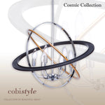 COSMIC luminaire suspendu bronze, chrome et doré CL15114