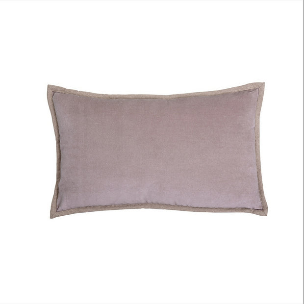 VOGE coussin velours beige 12 x 20 A398-2BEI | Luminaire Plus.ca
