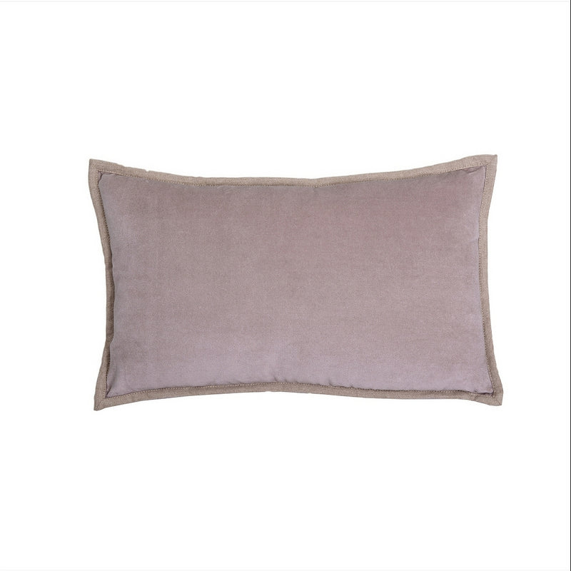 VOGE coussin velours beige 12 x 20 A398-2BEI