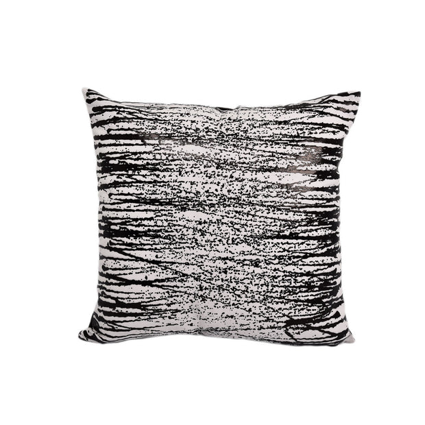 CHELSEA coussin noir et blanc 20 x 20 A902BK | Luminaire Plus.ca