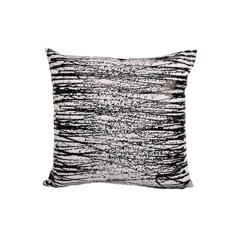 CHELSEA coussin noir et blanc 20 x 20 A902BK