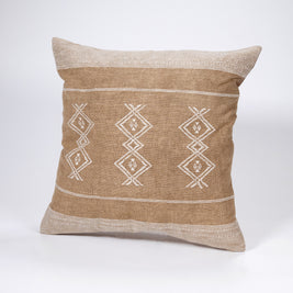LIPARI coussin beige et crème  20 x 20 AA434 | Luminaire Plus.ca