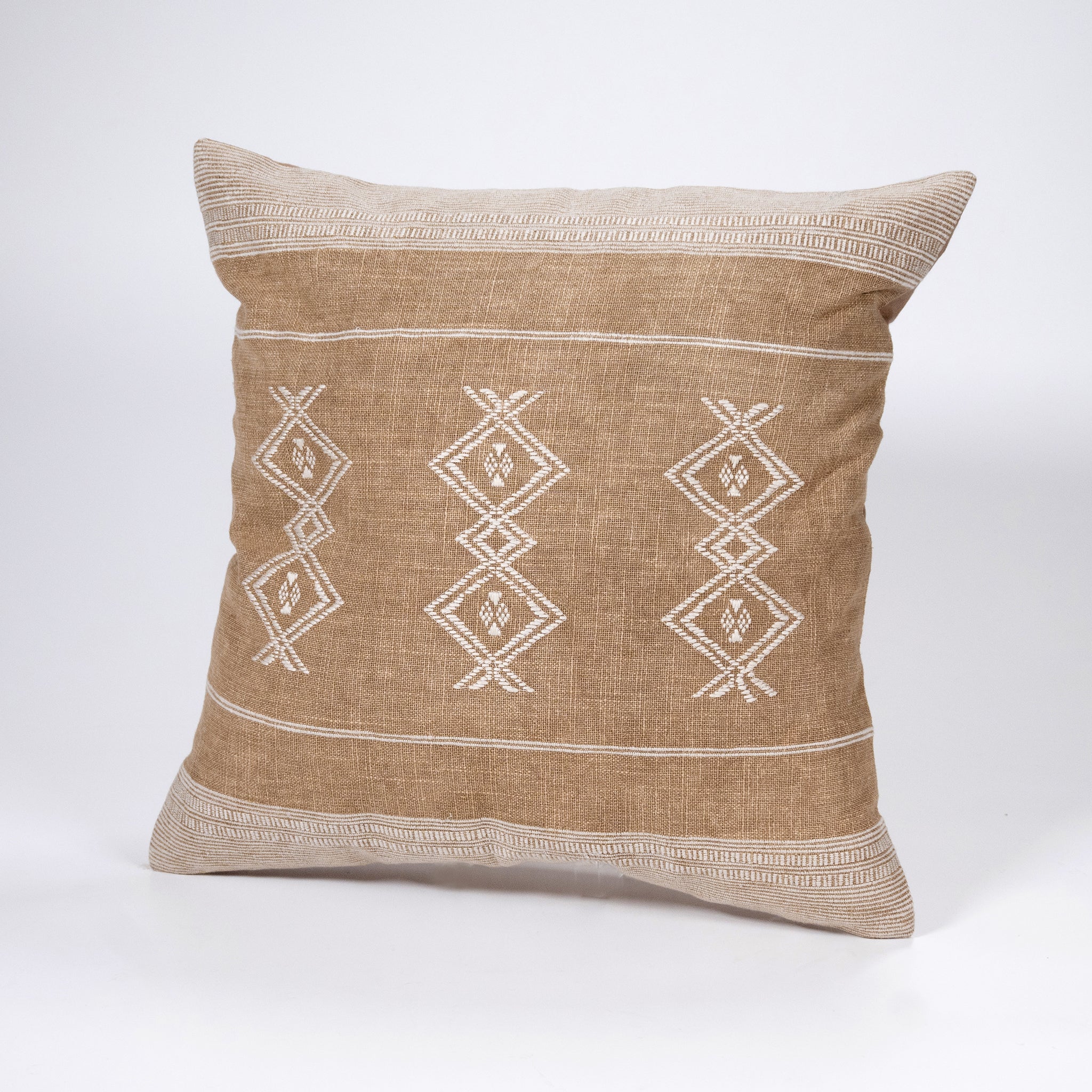 LIPARI coussin beige et crème  20 x 20 AA434 | Luminaire Plus.ca