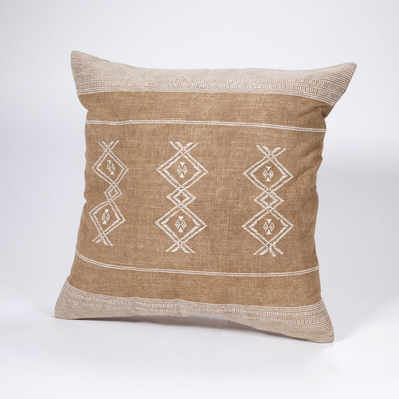 LIPARI coussin beige et crème  20 x 20 AA434