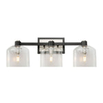 LYNDON luminaire mural noir et nickel brossé AC11693NB