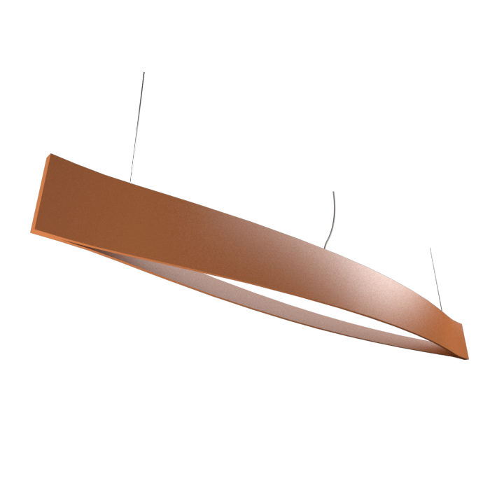 CANOE luminaire suspendu en bois du Brésil 1279LED