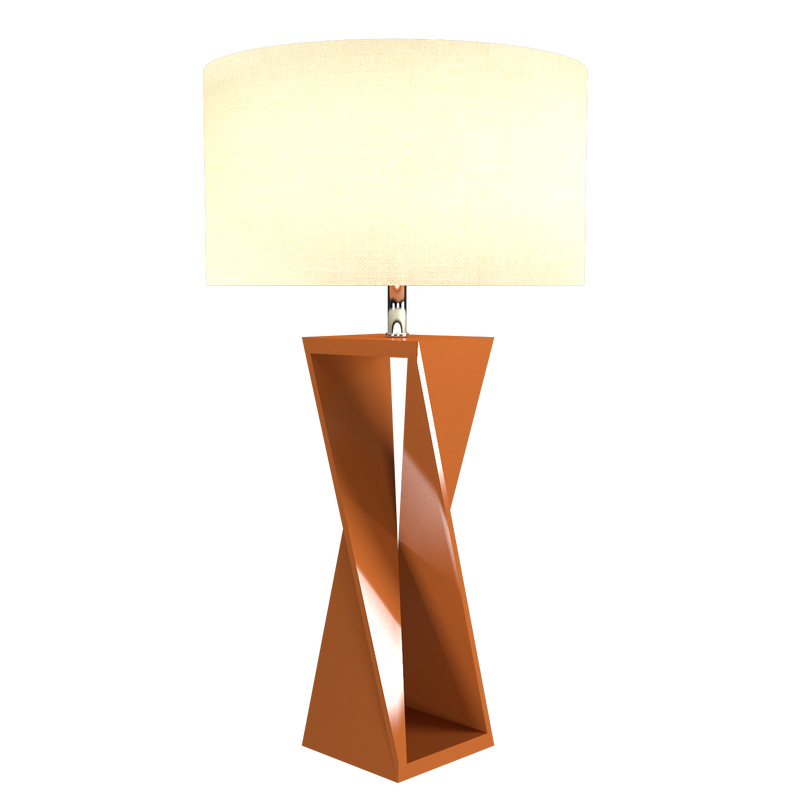 SPIN lampe de table en bois du Brésil 7044 | Luminaire Plus.ca