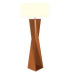 SPIN lampe de plancher en bois du Brésil 3029